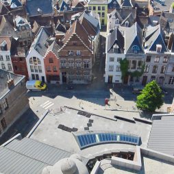 Mons beffroi Vue de haut sur la ville