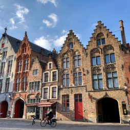 Belles façades Bruges Belgique