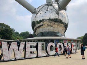 Bruxelles Atomium welcome-entree