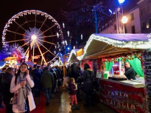 Bruxelles Plaisirs d'hiver marché Noël grand roue