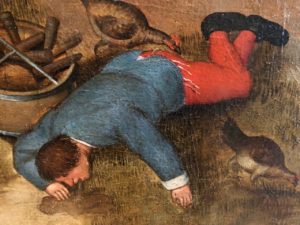 Cassel expo temps des Brueghel homme vomit