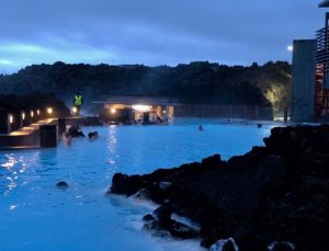 Islande Blue Lagoon nuit