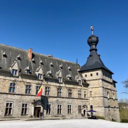 Belgique château chimay vue ensemble