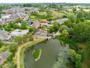 Moulin de Maroilles vu au drone