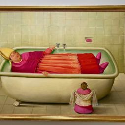 Fernando-Botero-La-salle-de-bain-du-Vatican-2006-Collection-privee