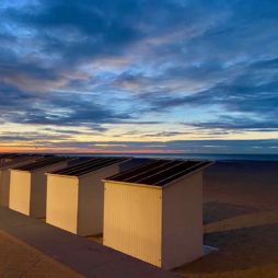 week-end-a-Ostende-cabines-plage-crepuscule