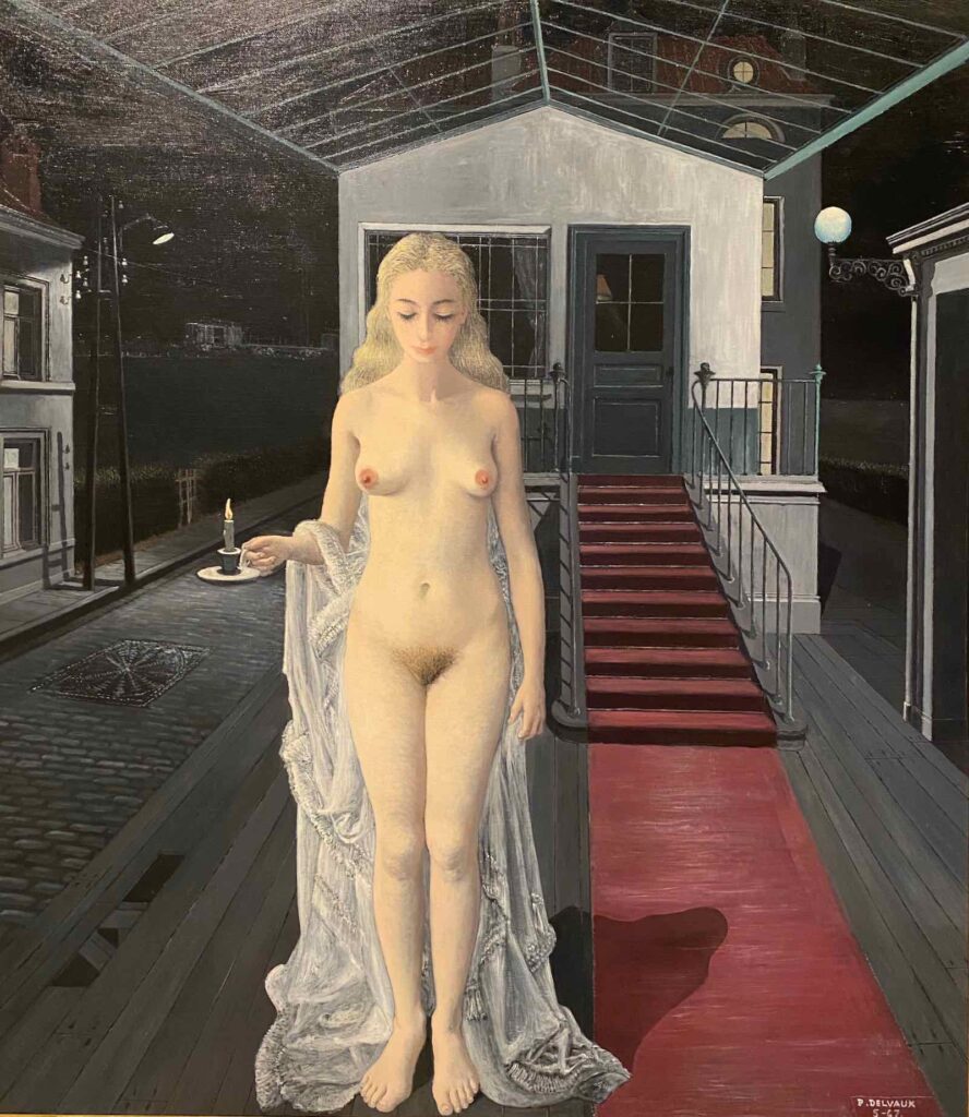 Liege-La Boverie-Les-Mondes-de-Paul-Delvaux-Chrysis-1967-Fondation-Paul-Delvaux