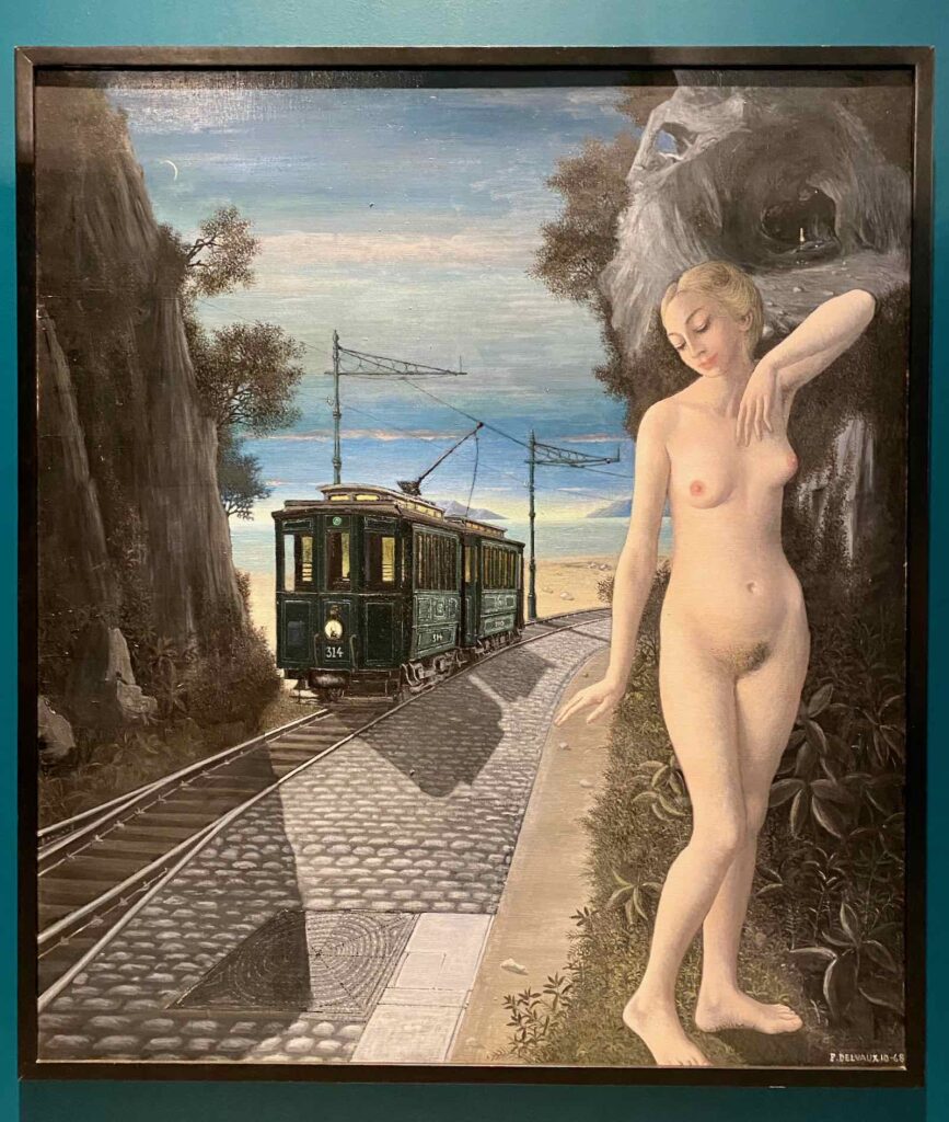 Paul Delvaux, La Fin du voyage, 1968, collection particulière