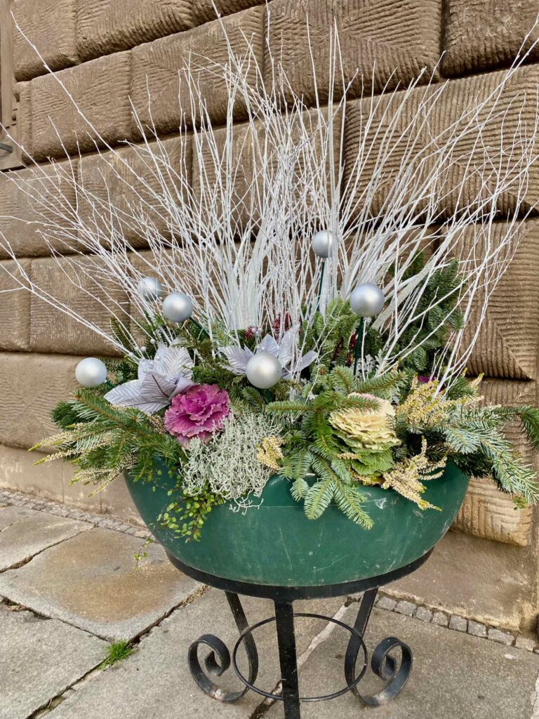 Pilsen-Tchequie-Noel-arrangement-floral